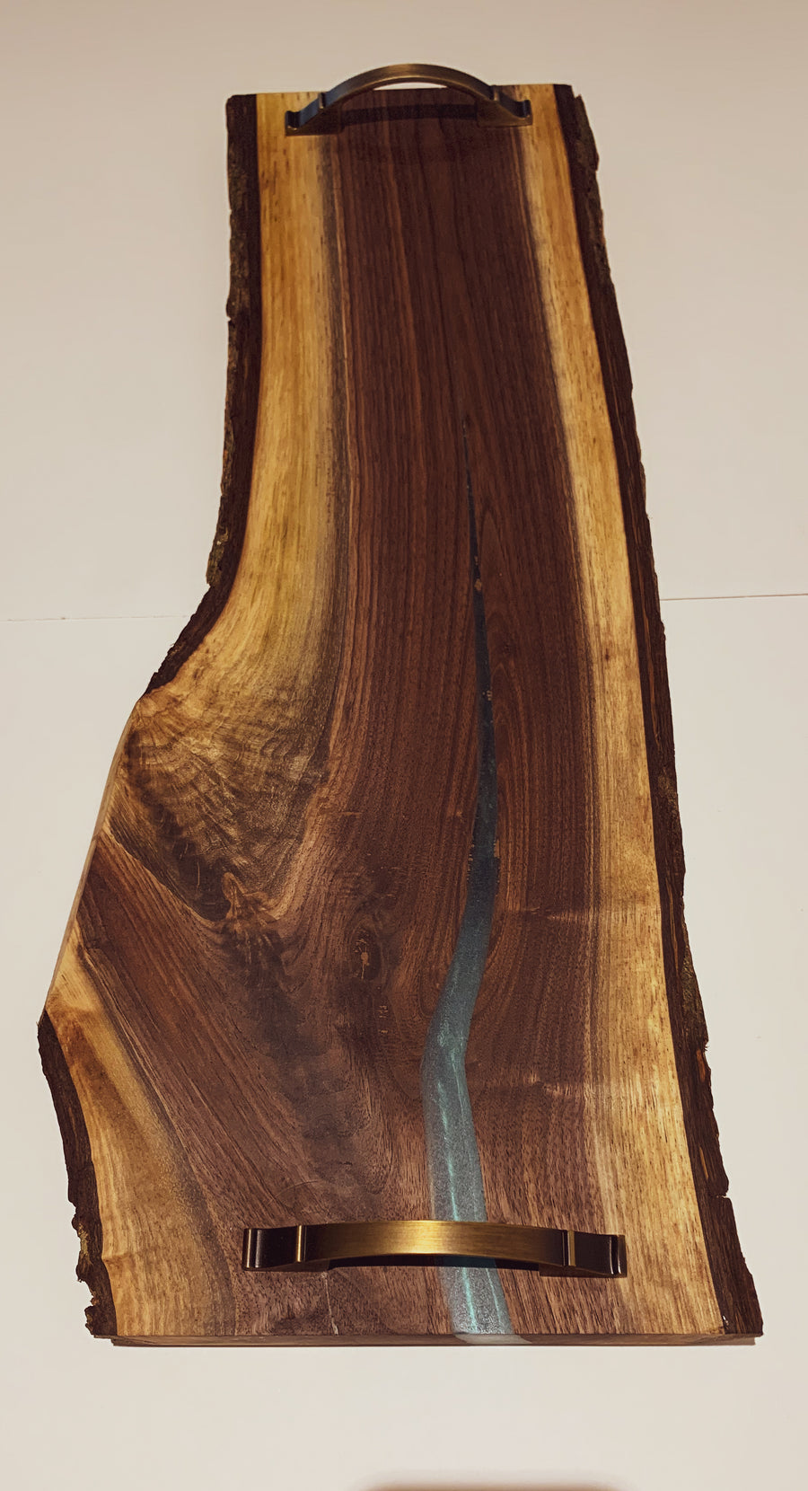 Live Edge Charcuterie Board with Resin Inlay